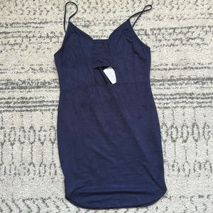 Windsor navy velvet dress